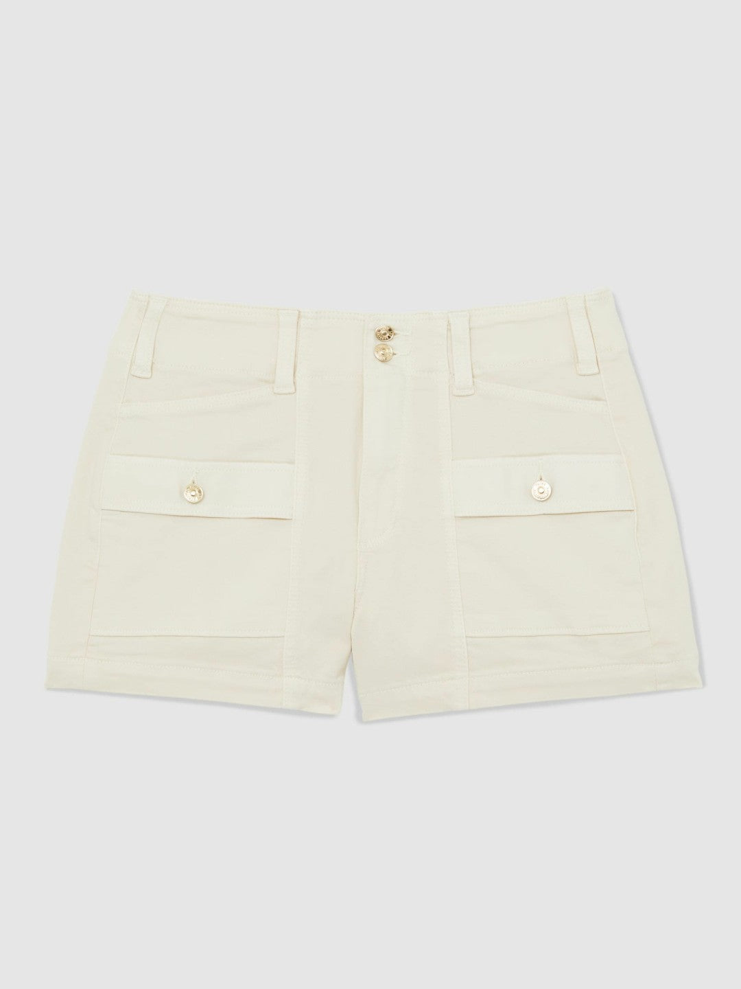Women Paige Cargo Shorts in Cream
