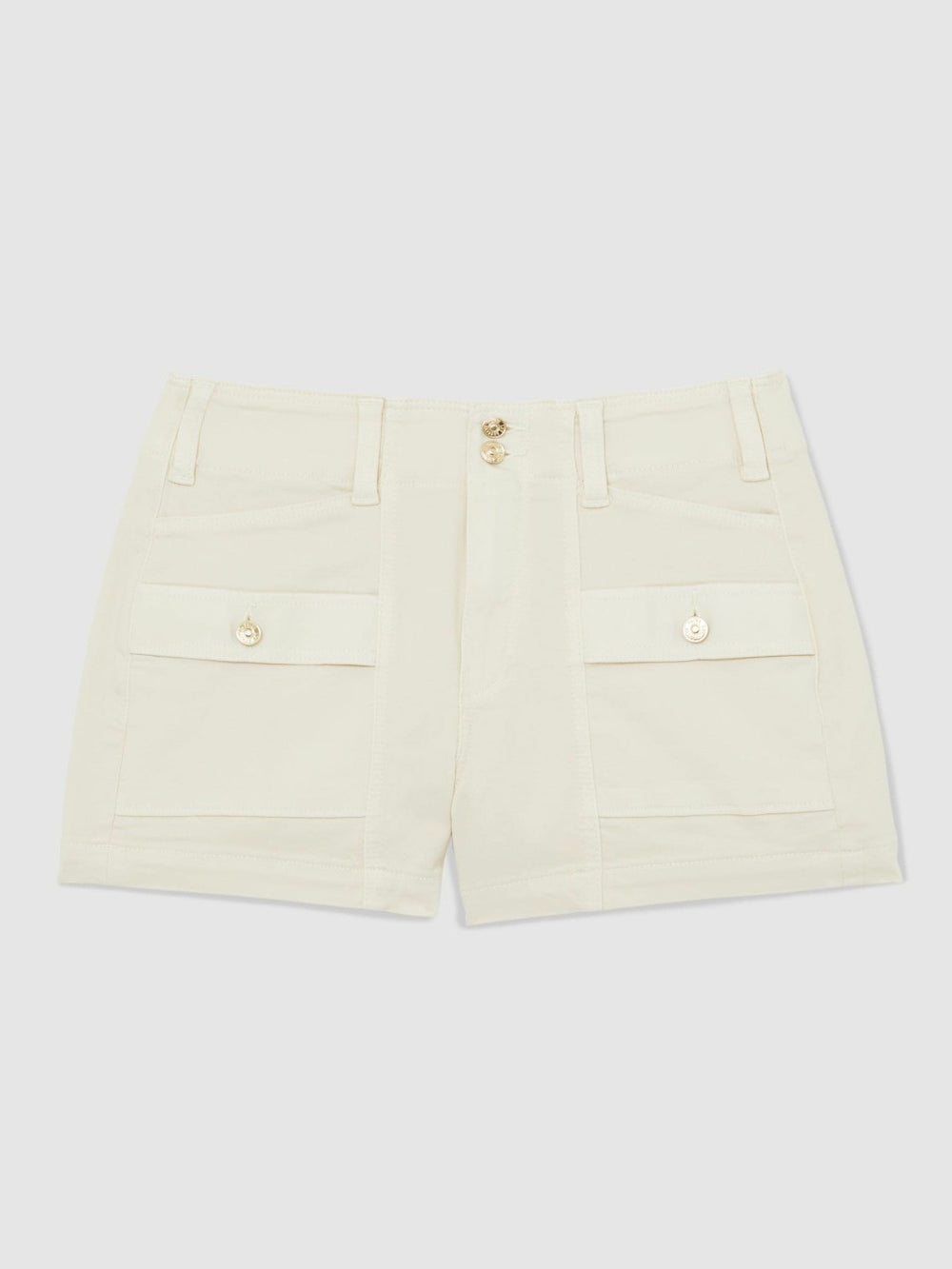 Women Paige Cargo Shorts in Cream
