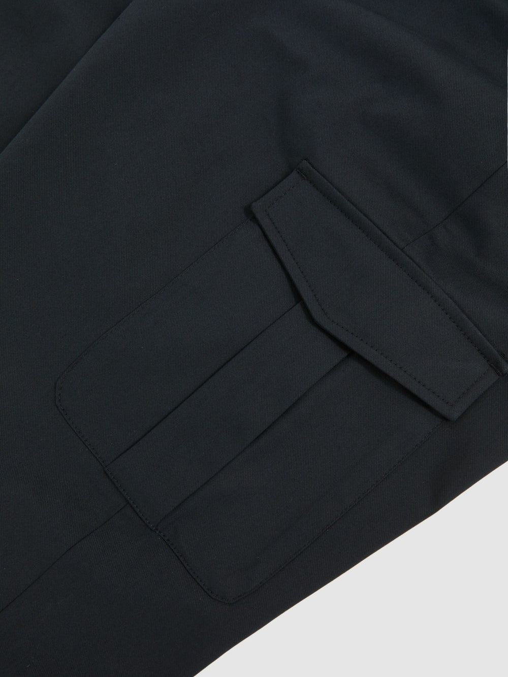 Men Cotton-Lyocell Cargo Trousers in Navy