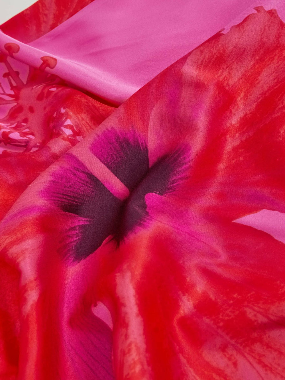 Women Good American Satin Floral Maxi Dress in Pink