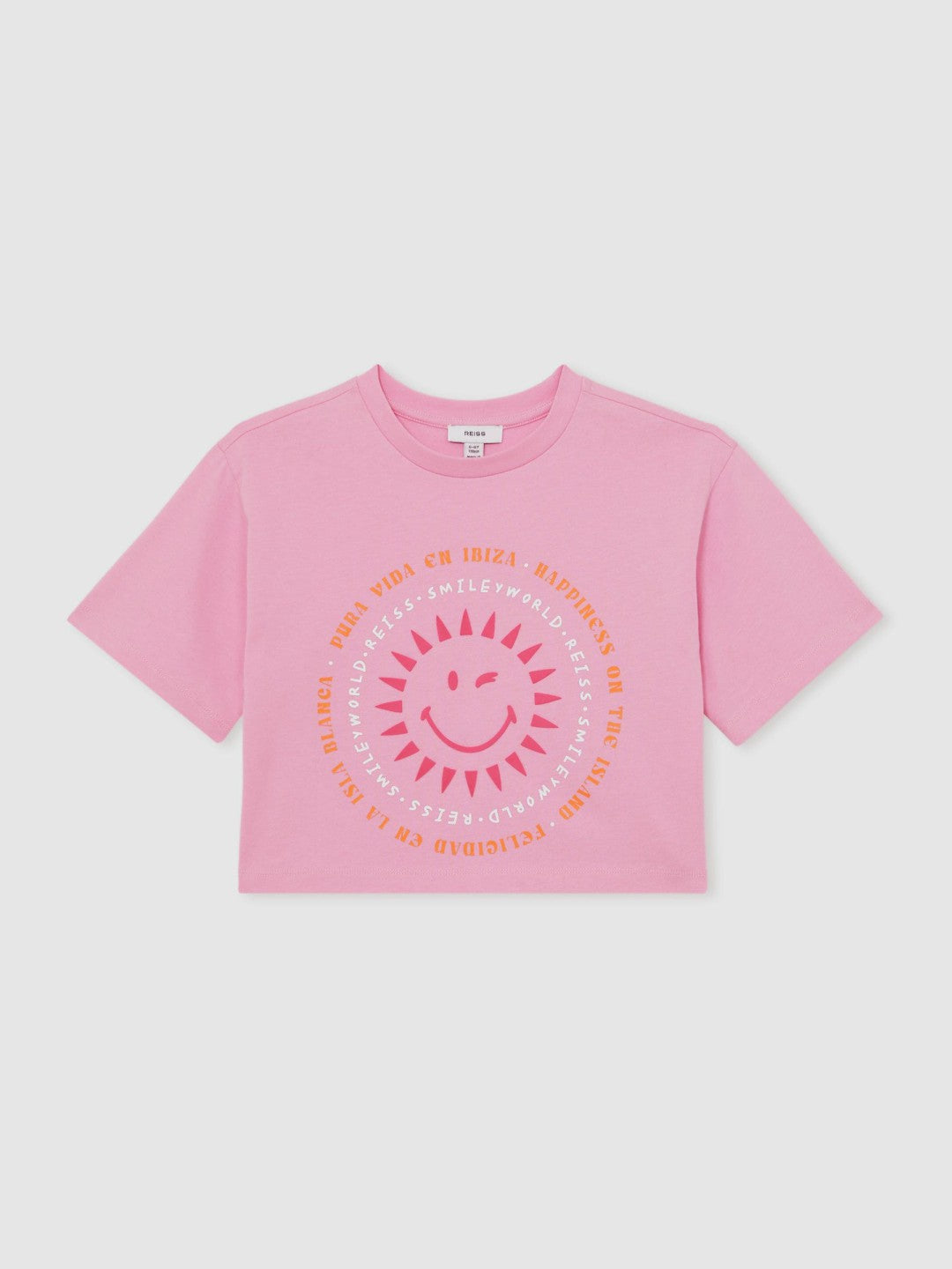 Children & Baby 4-9 yrs SmileyWorld | Sun-Print T-Shirt in Pink