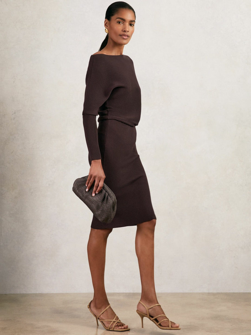Women Dress in Plum Purple
