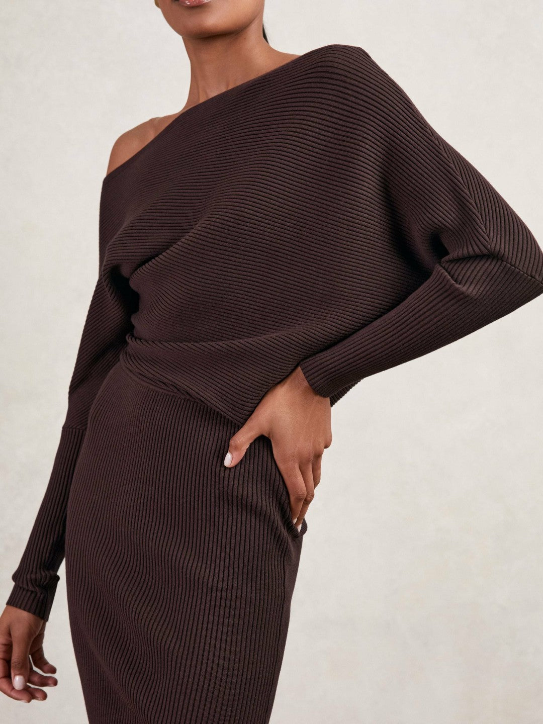 Women Dress in Plum Purple