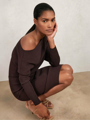 Women Dress in Plum Purple