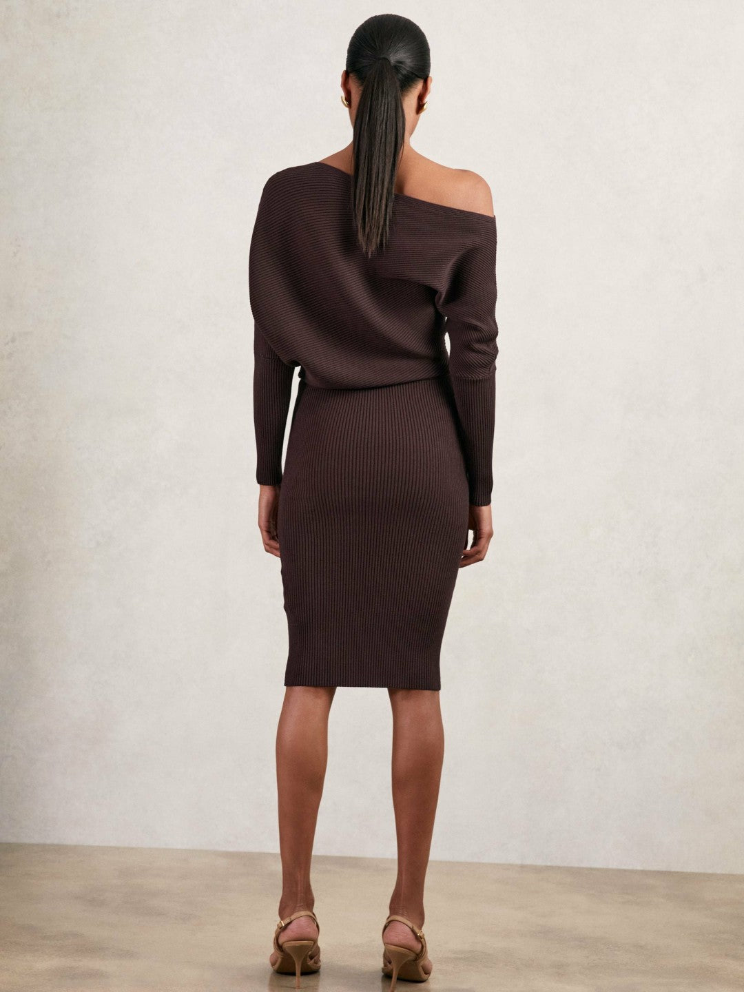 Women Dress in Plum Purple