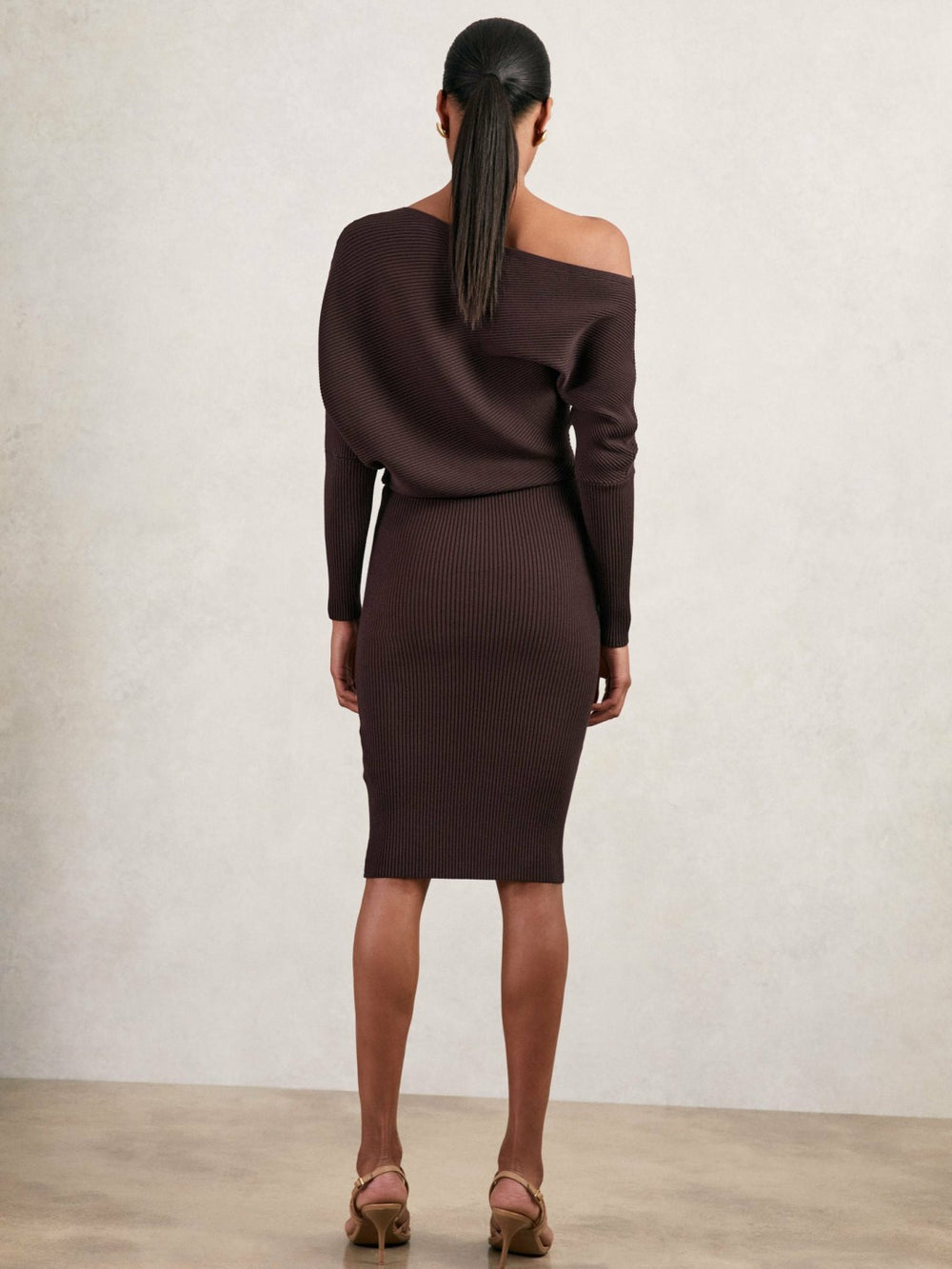 Women Dress in Plum Purple