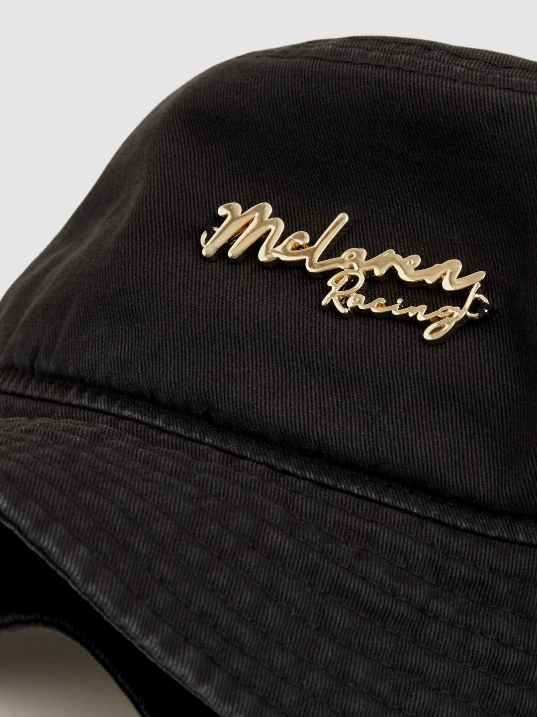 Men Unisex Fit McLaren Racing Cotton Bucket Hat in Black