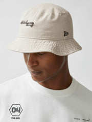 Men Unisex Fit McLaren Racing Cotton Bucket Hat in Stone