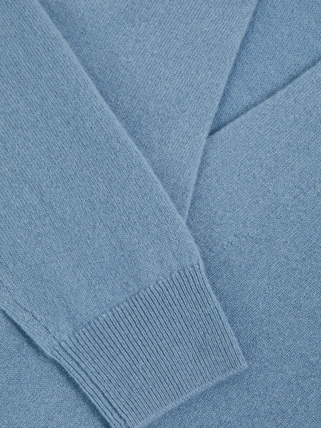 Women Cashmere V-Neck Jumper in Blue