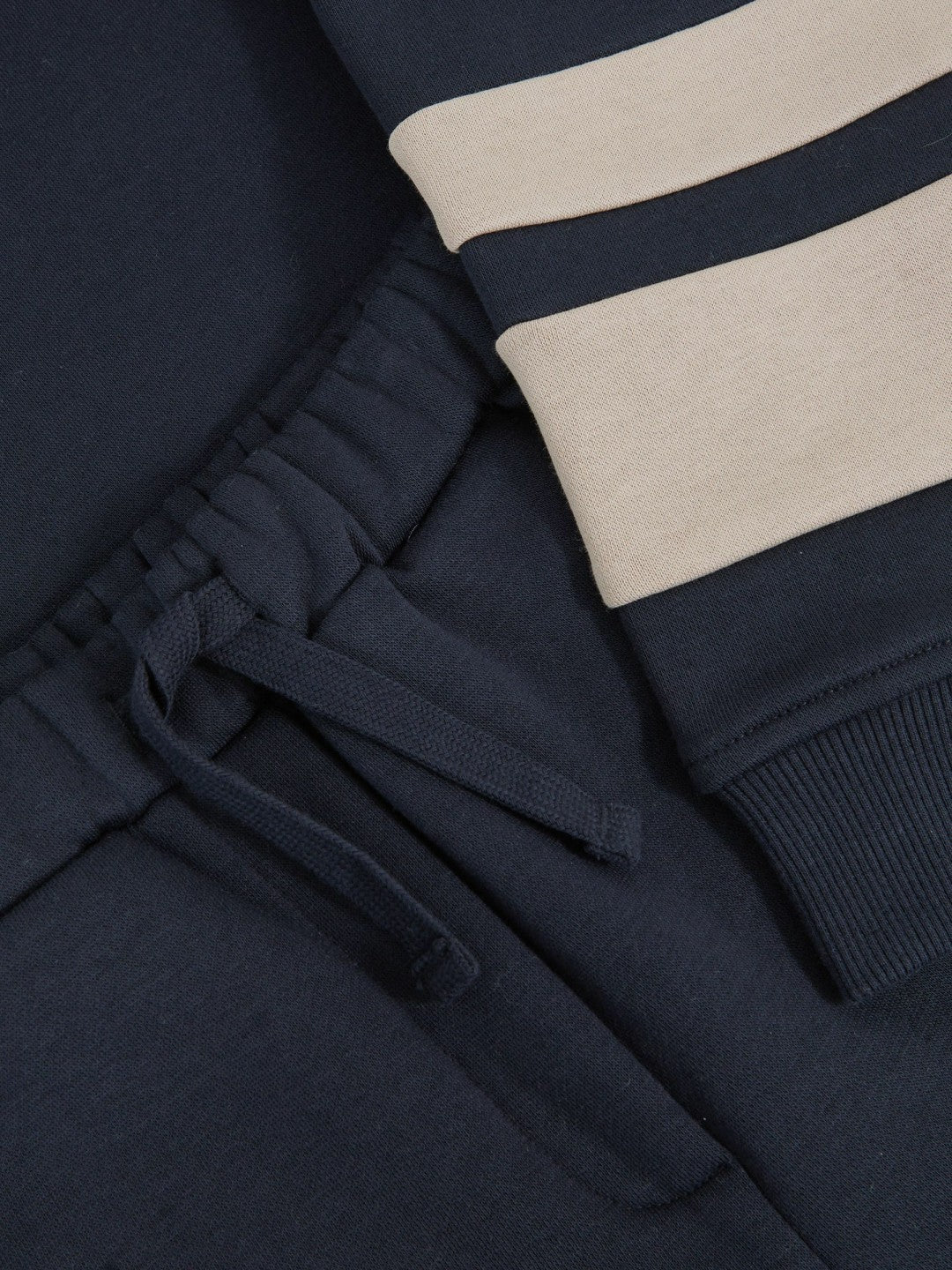 Children & Baby Cotton-Blend Joggers and Hoodie Set in Navy