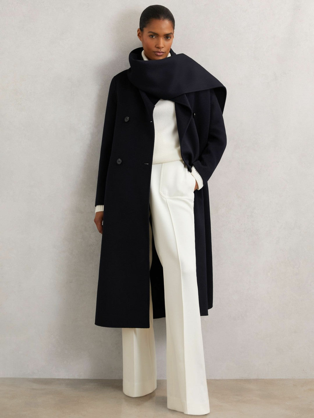 Women Coat in Navy