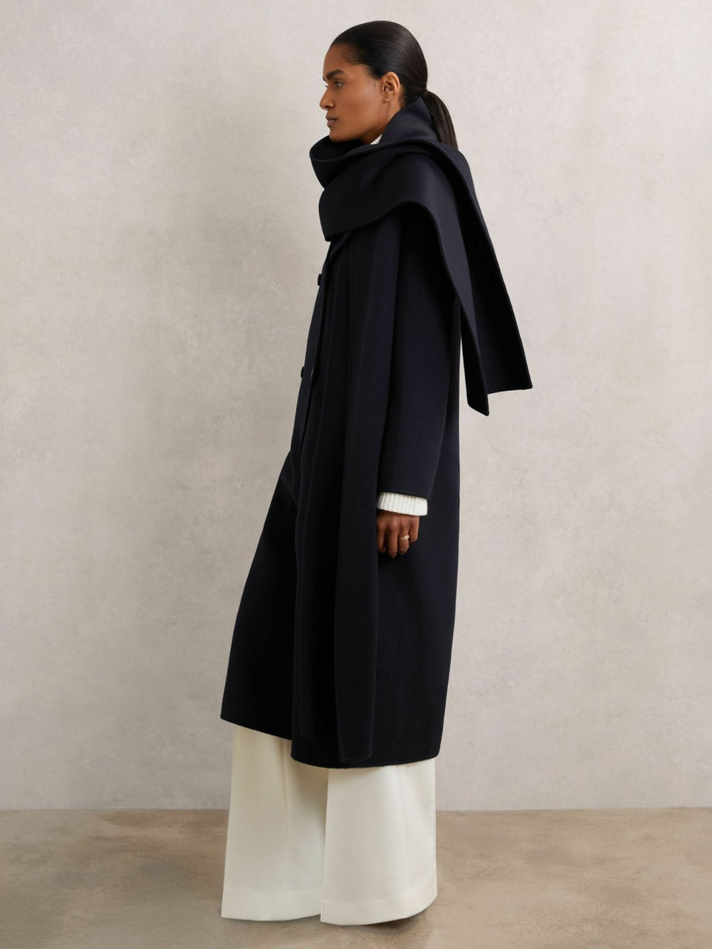 Women Coat in Navy