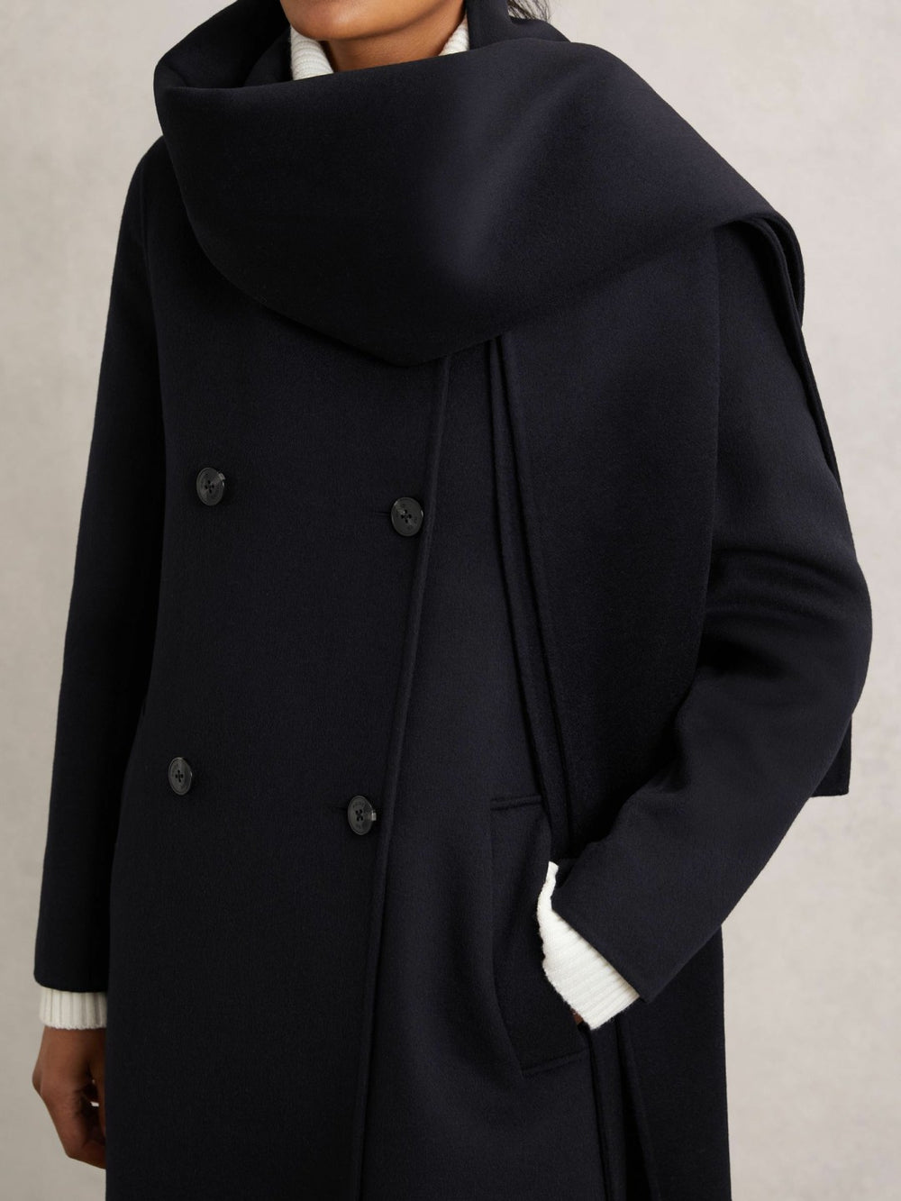 Women Coat in Navy