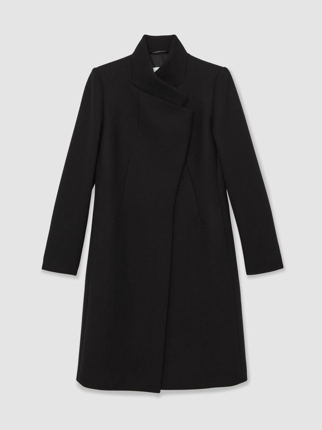 Women Petite Coat in Black