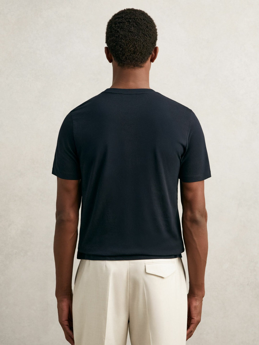 Men T-Shirts 3 Pack in White/Navy/Dark Sage Green