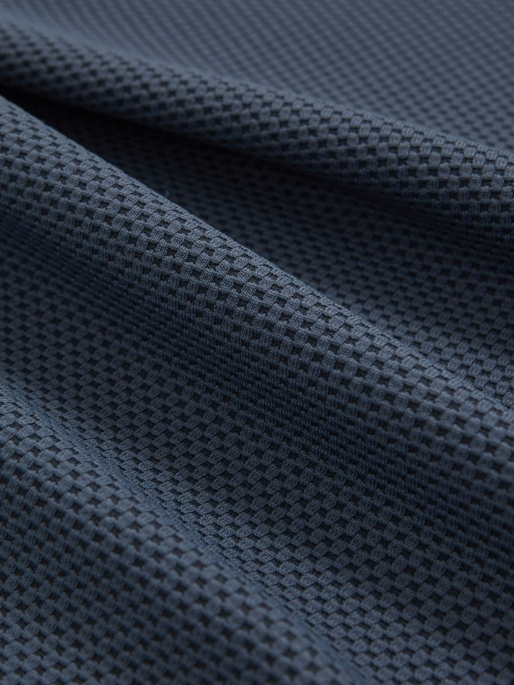 Men Textured Crew-Neck T-Shirt in Airforce Blue