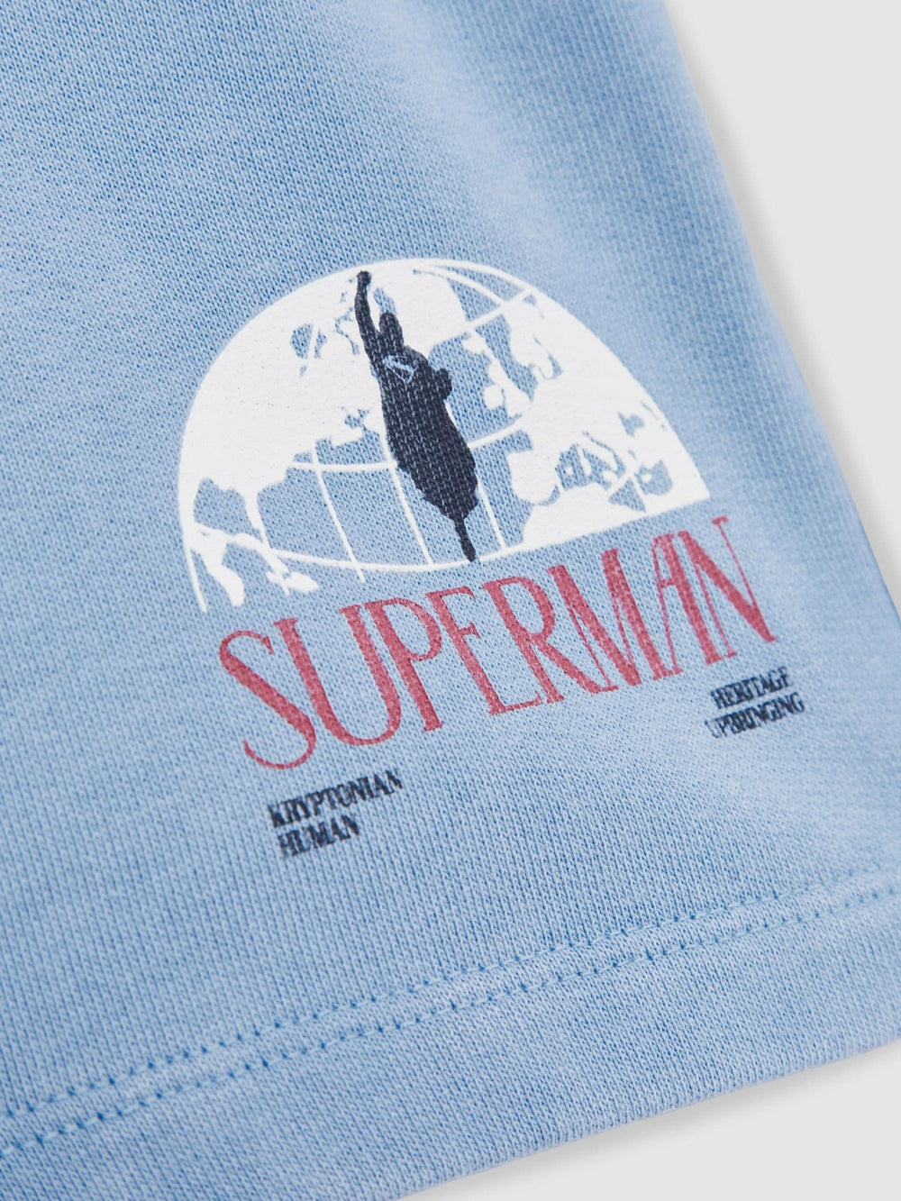 Children & Baby 3-9 yrs Superman Logo-Print Shorts in Light Blue