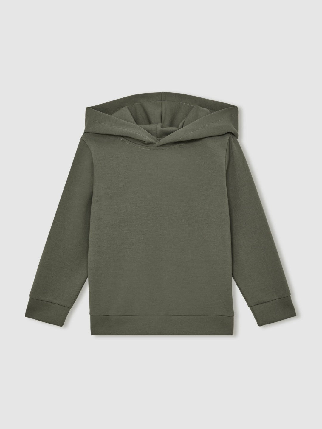 Children & Baby 3-9 yrs Interlock Jersey Hoodie in Dark Sage