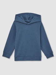 Children & Baby Interlock Jersey Hoodie in Ocean Blue