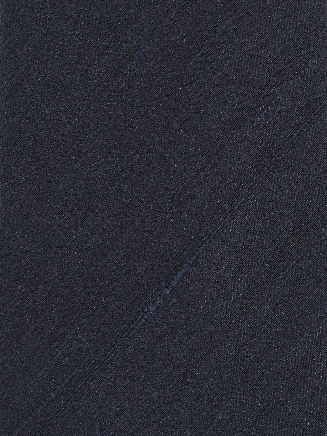 Men Silk Blend Textured Tie in Navy