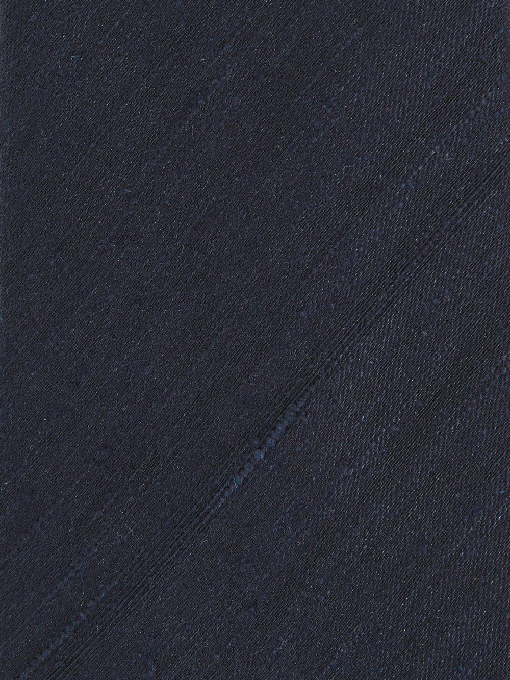 Men Silk Blend Textured Tie in Navy