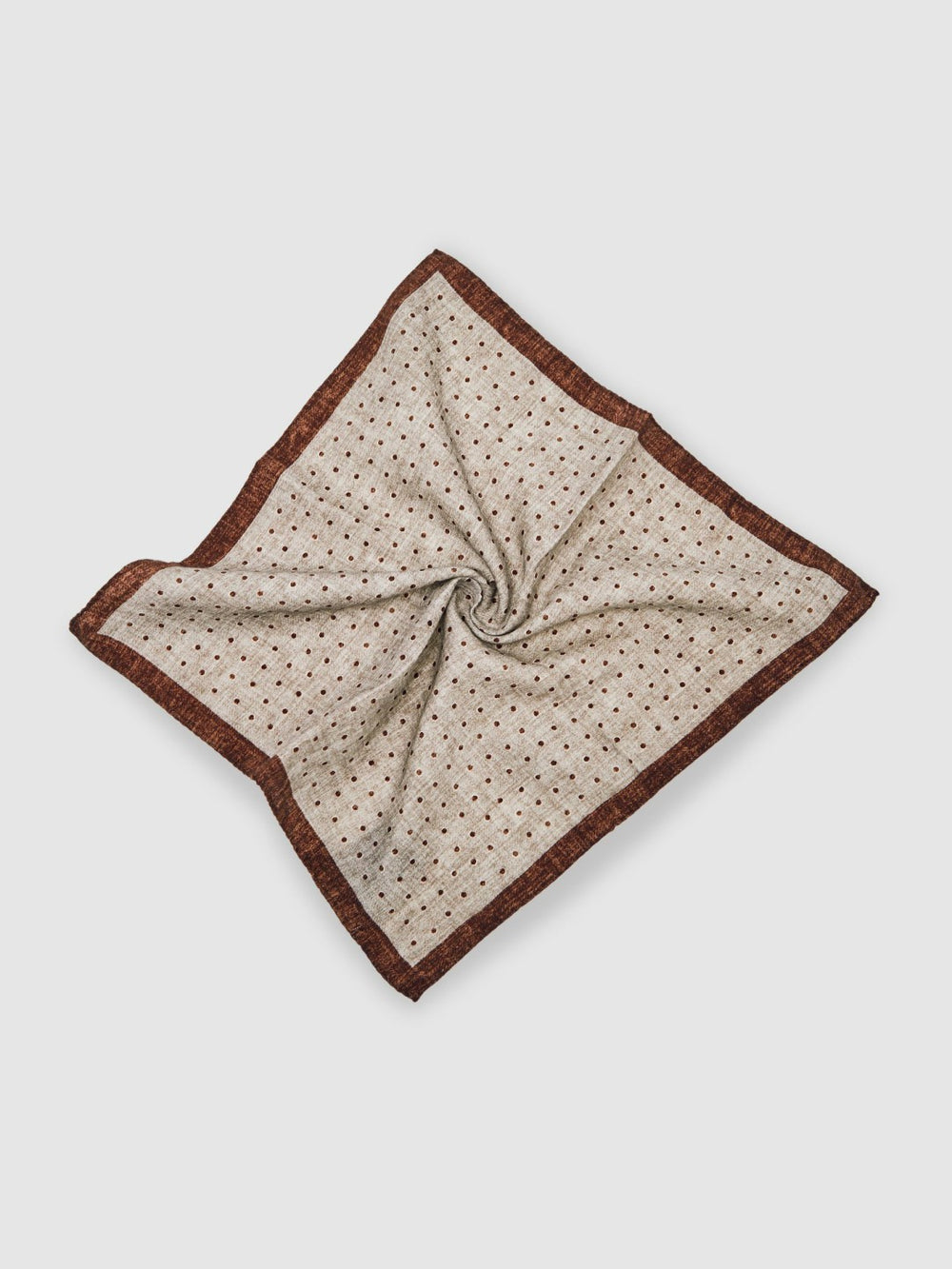 Men Pocket Squares in Grey Melange