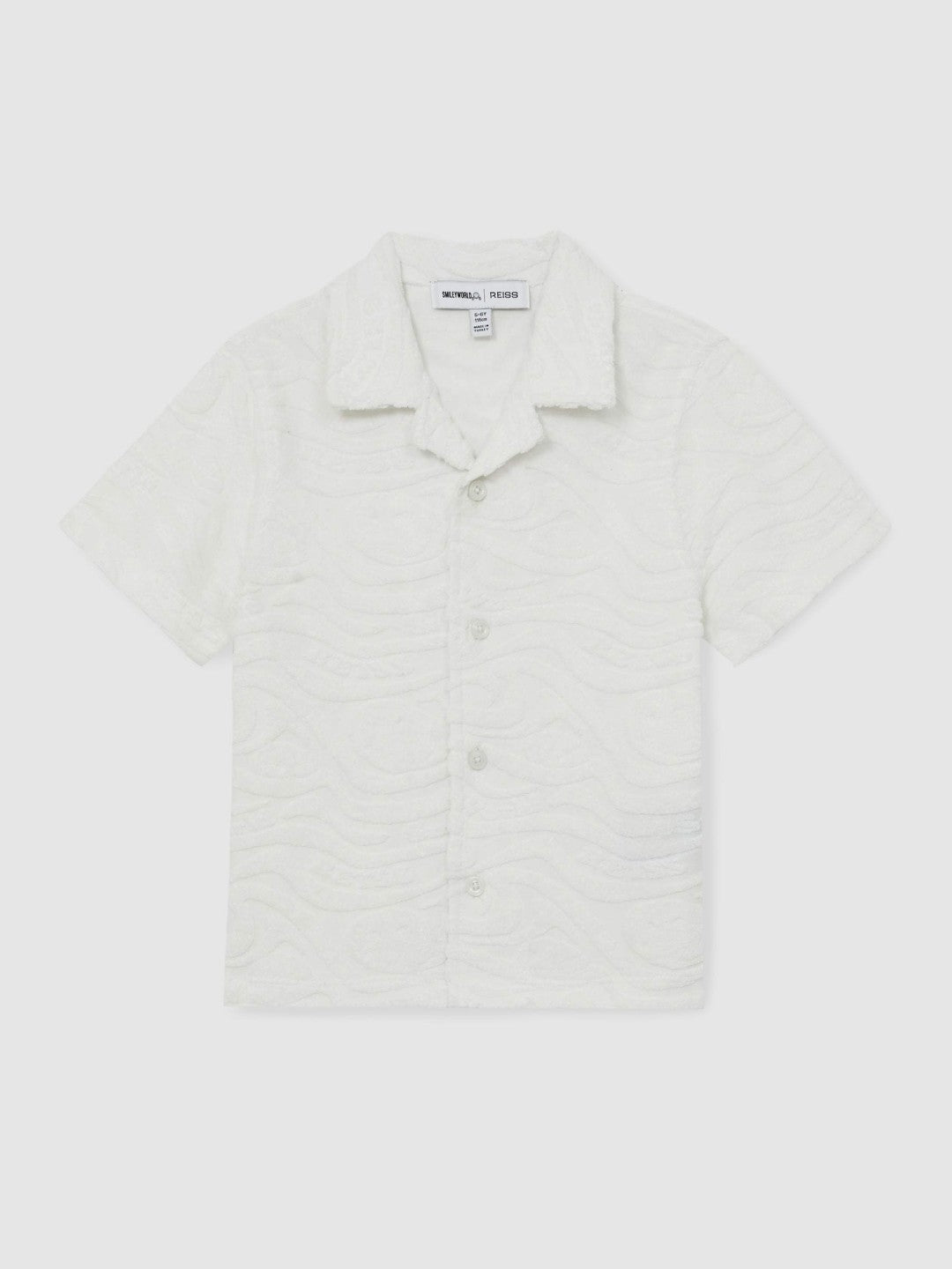 Children & Baby 3-9 yrs SmileyWorld Wave Texture Shirt in White