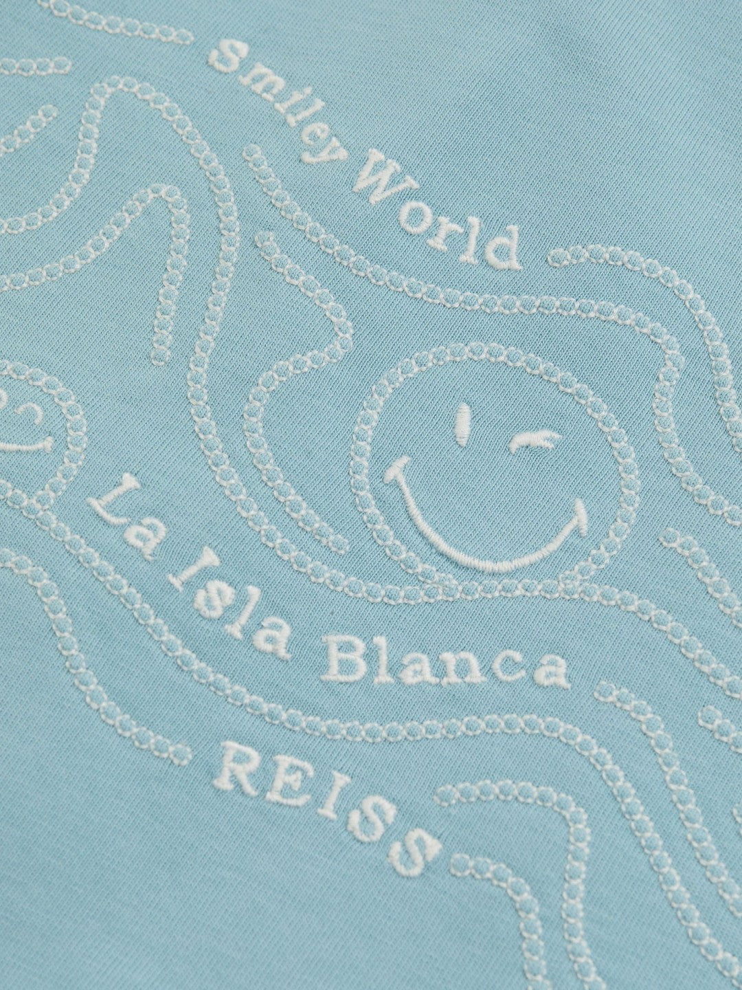 Children & Baby 9-13 yrs SmileyWorld Embroidered Shirt in Sky Blue