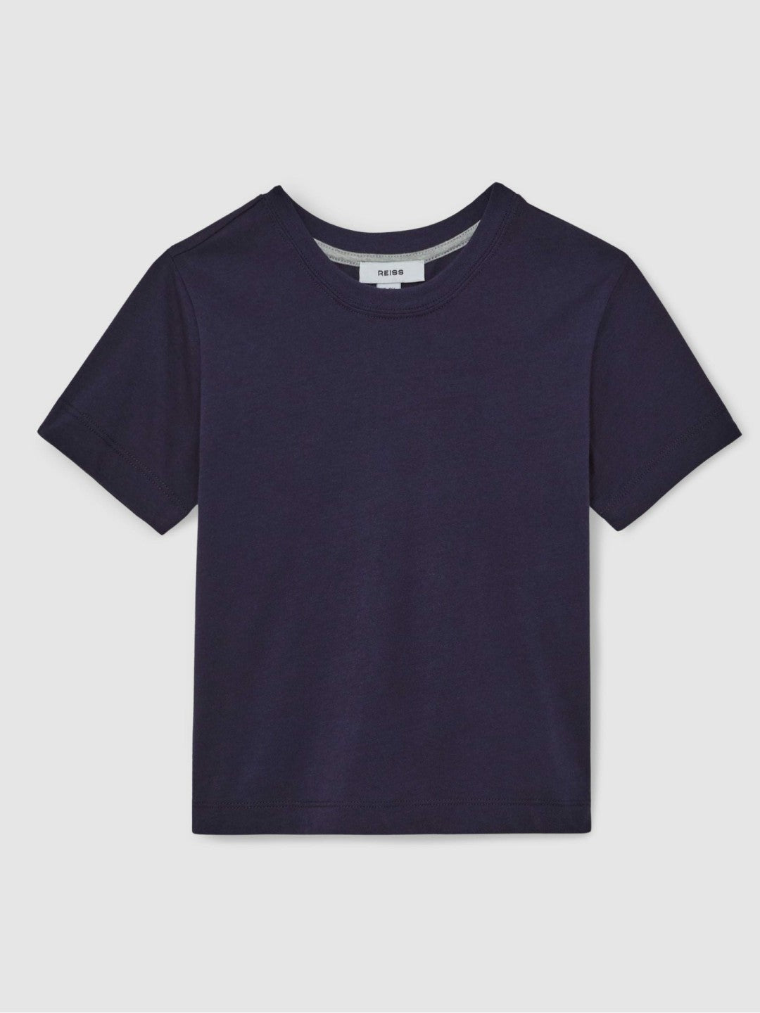 Children & Baby 3-9 yrs Cotton Crew Neck T-Shirt in Navy