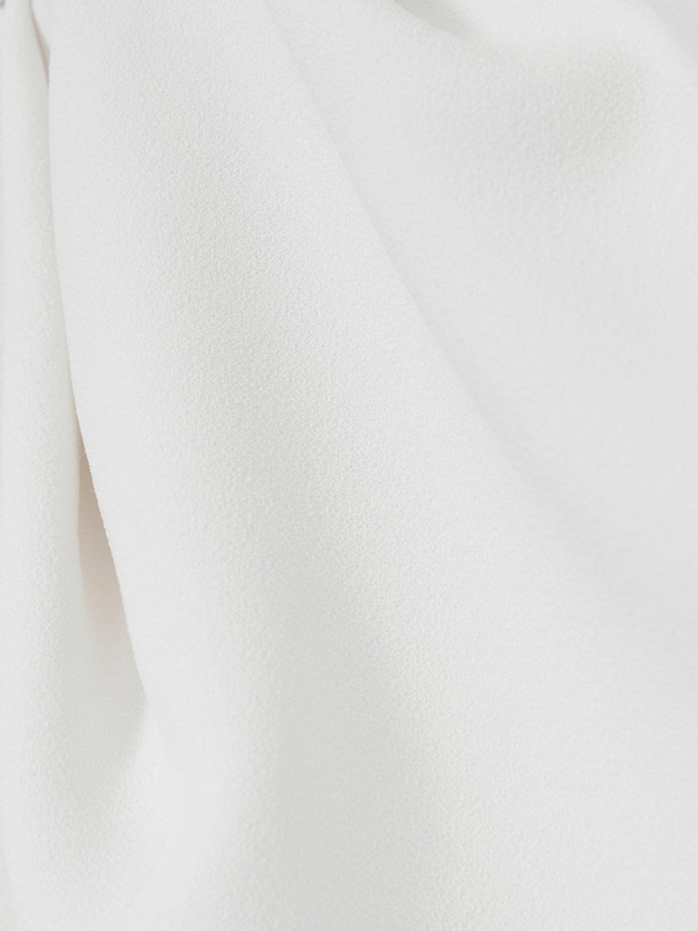 Women One-Shoulder Draped Top in Ivory