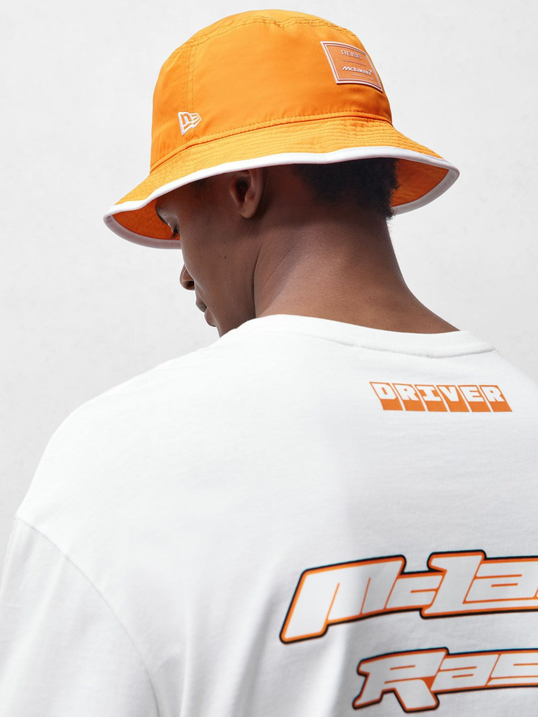 Men Hat in Papaya Orange