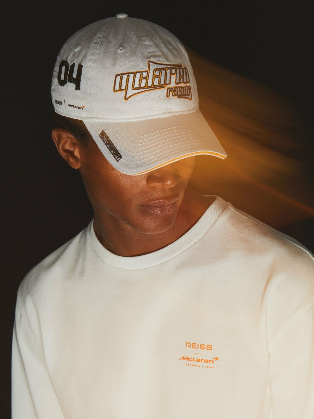 Men McLaren Racing Heritage Cap Unisex Fit in White
