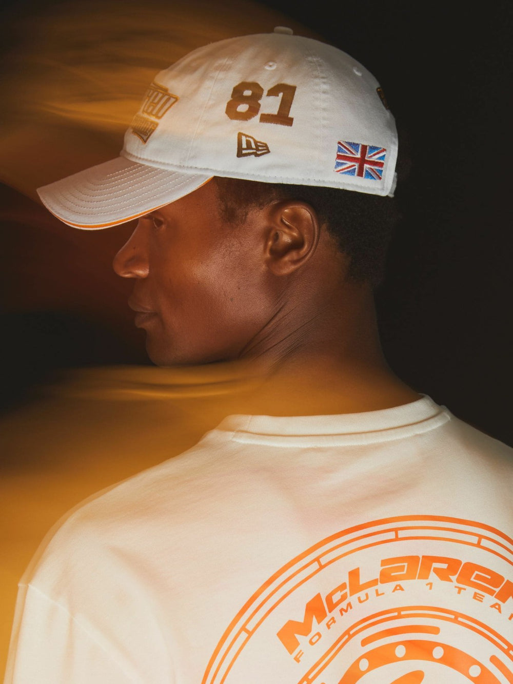 Men McLaren Racing Heritage Cap Unisex Fit in White
