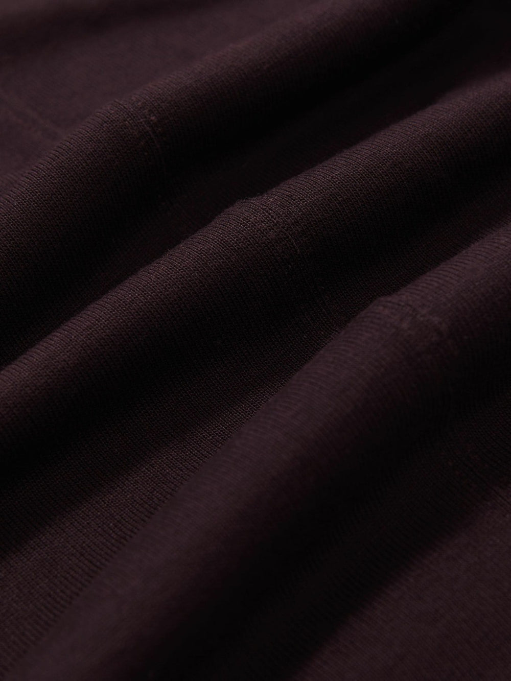 Women Jersey V-Neck Top in Plum