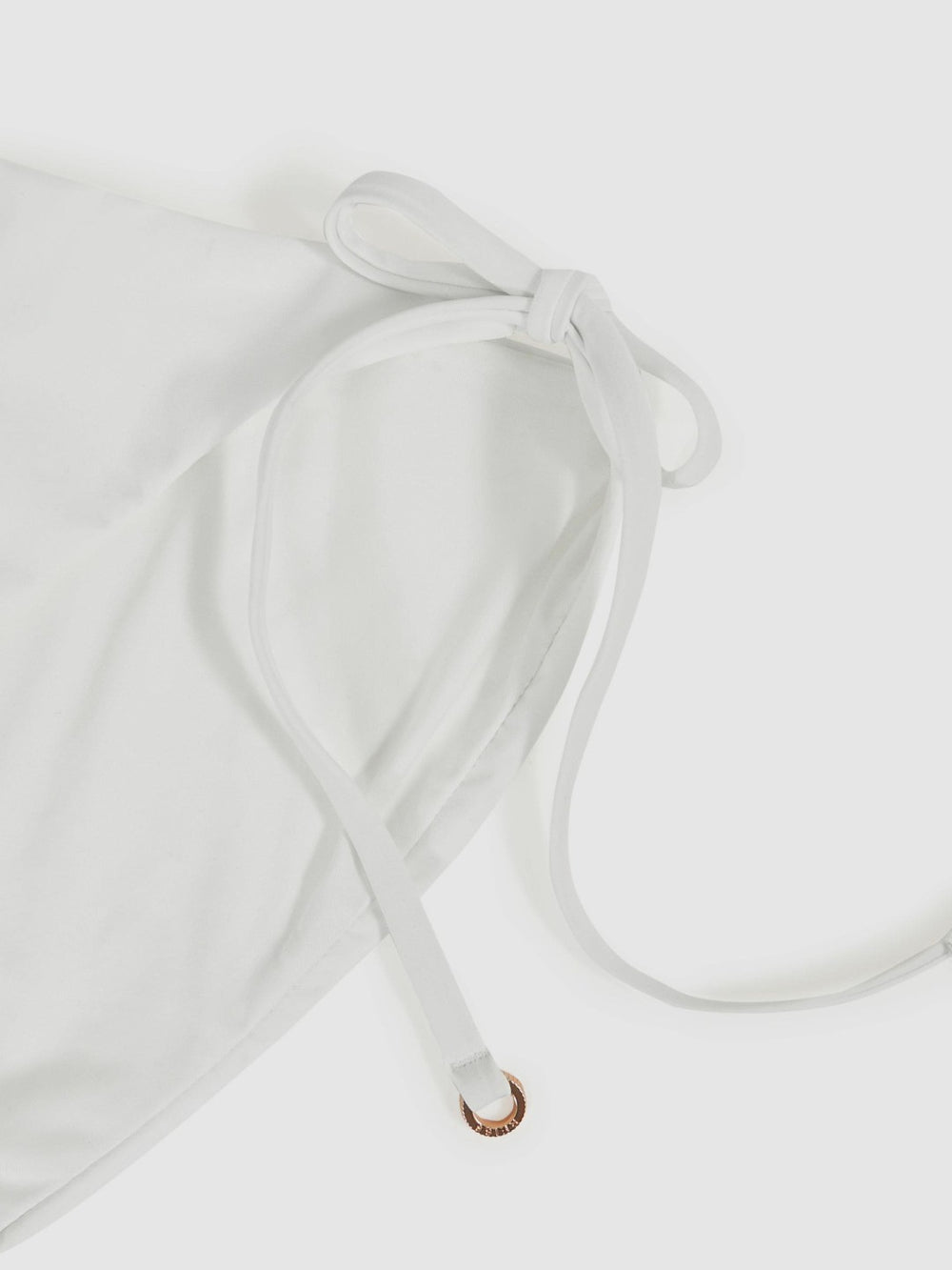 Women Side Tie Bikini Bottoms in White
