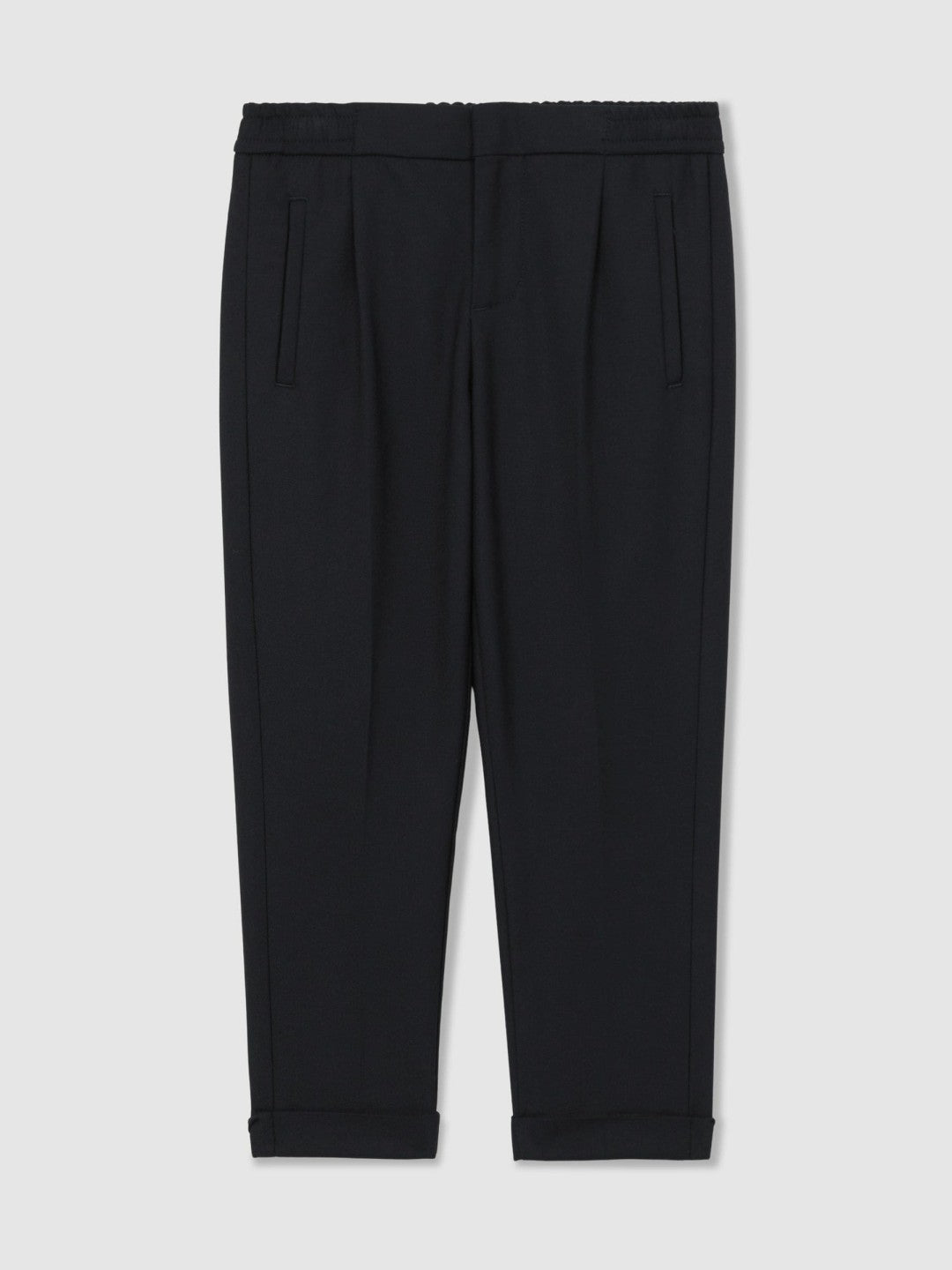 Children & Baby 9-13 yrs Relaxed-Fit Pleated Tapered Trousers in Navy