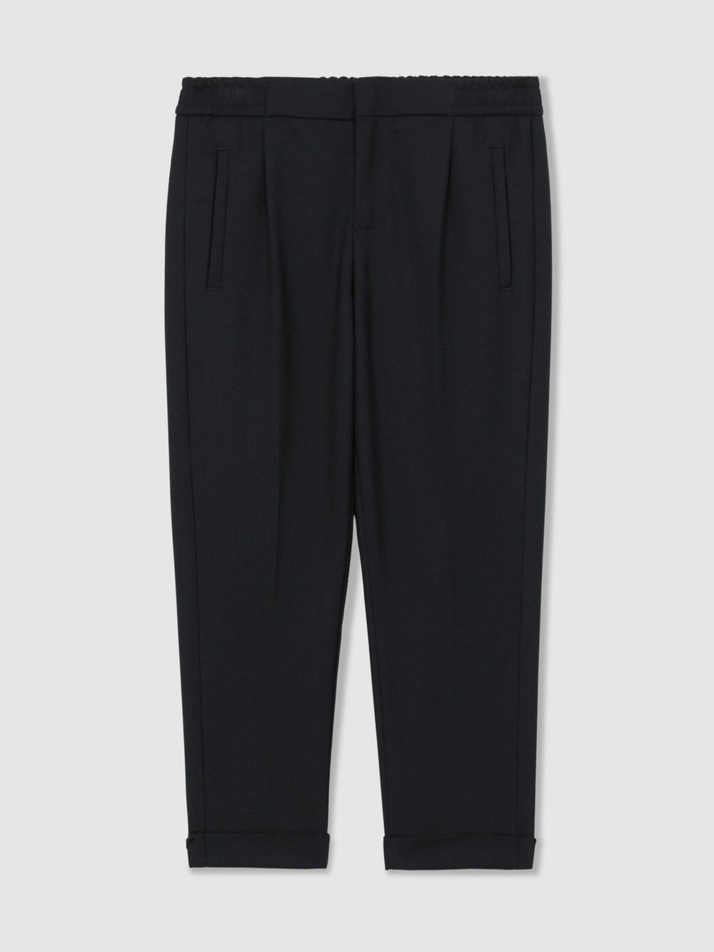 Children & Baby 9-13 yrs Relaxed-Fit Pleated Tapered Trousers in Navy