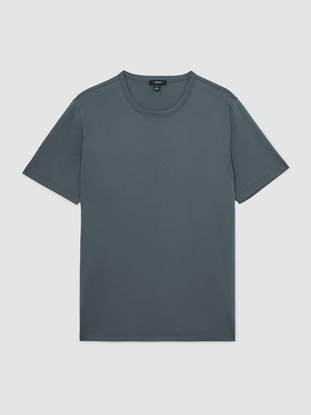 Men Airwater-Cotton Crew-Neck T-Shirt in Airforce Blue