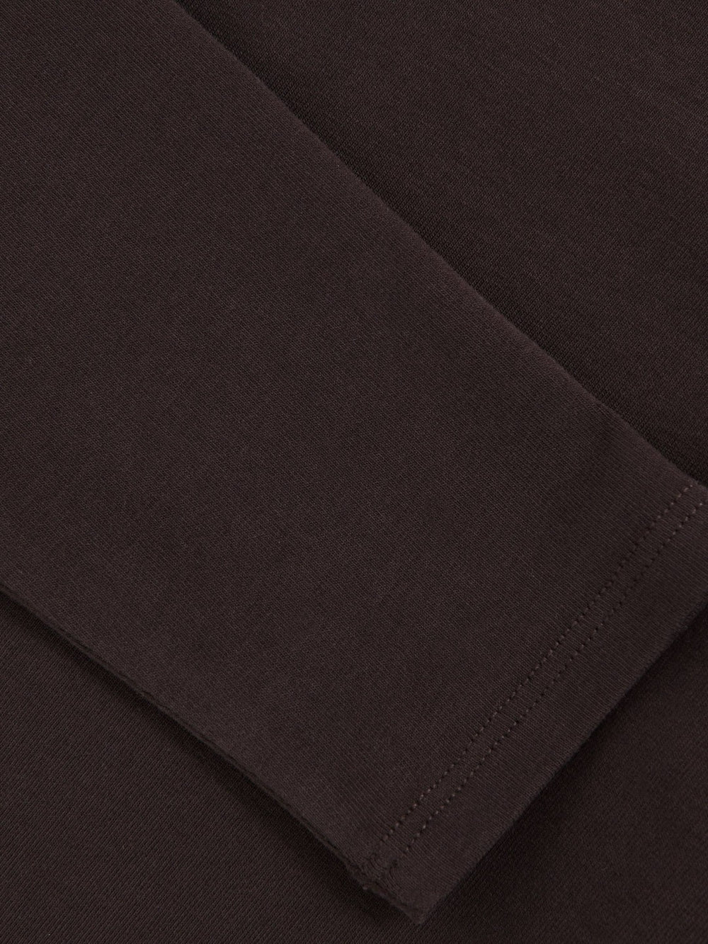 Women Cotton Crew-Neck Long-Sleeve T-Shirt With Stretch in Plum Purple