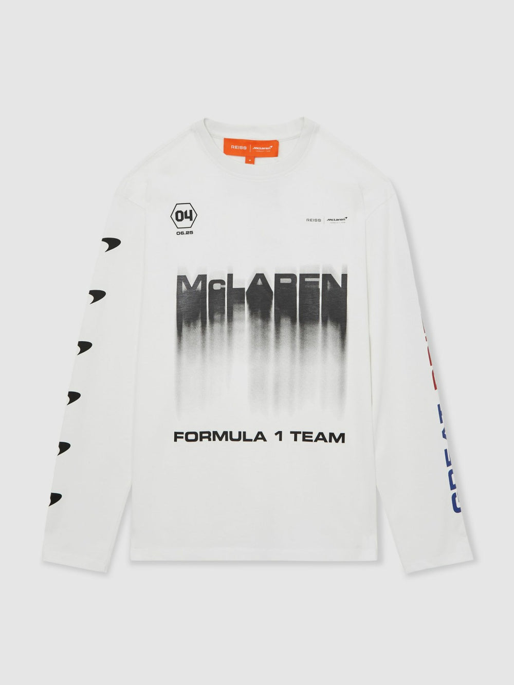 Men McLaren F1 Team British GP T-Shirt Unisex Fit in White