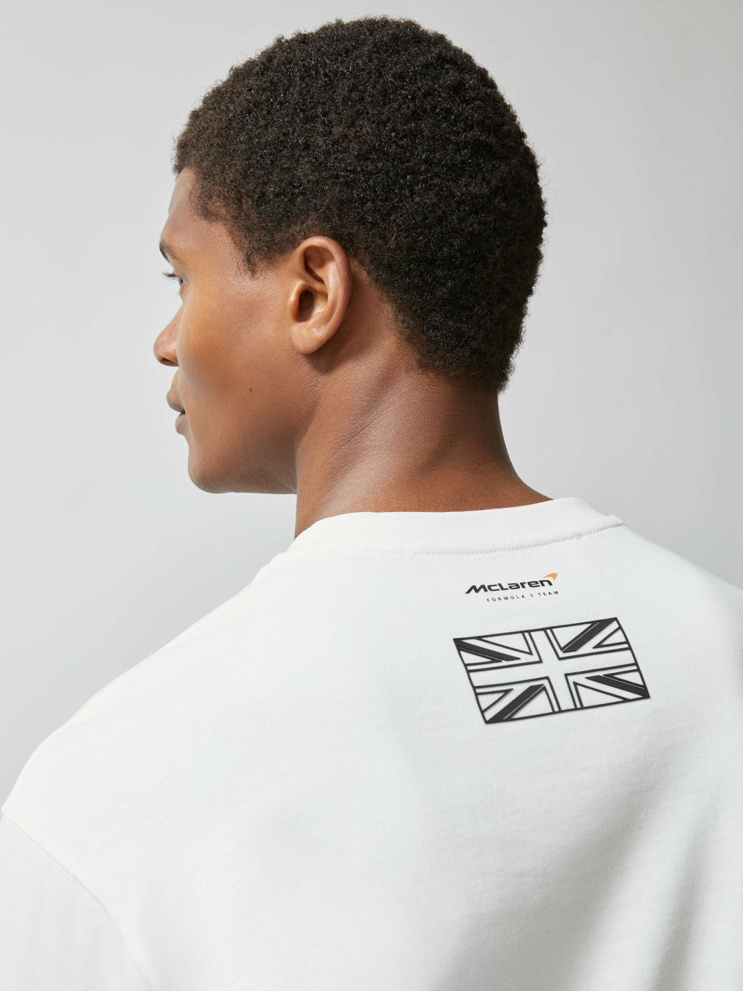 Men McLaren F1 Team British GP T-Shirt Unisex Fit in White