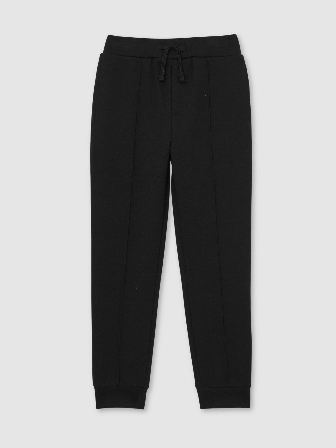 Children & Baby 9-13 yrs Interlock Drawstring Joggers in Black