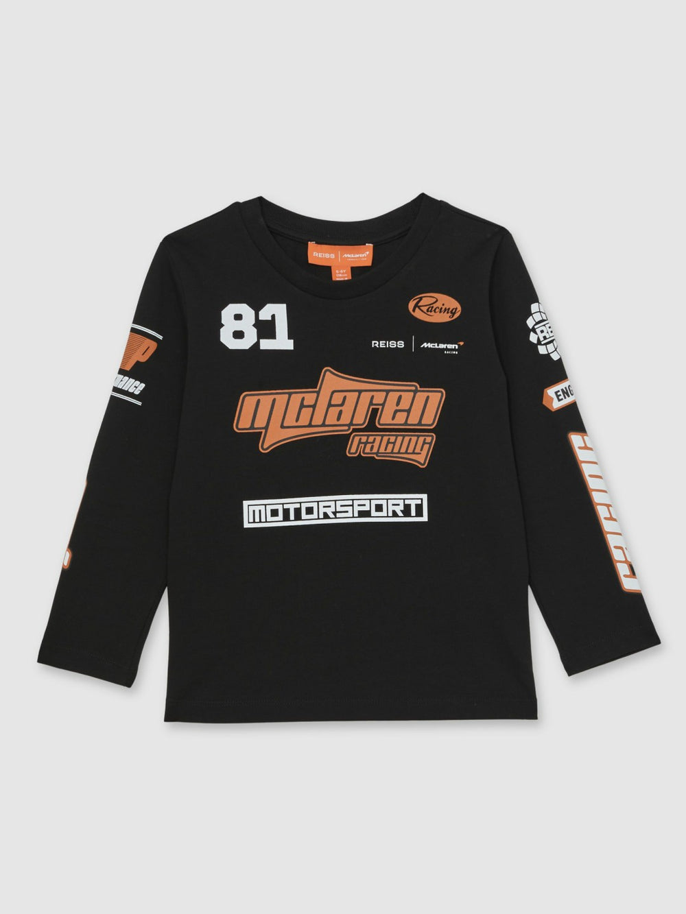 Children & Baby 9-13 yrs McLaren F1 Team Cotton Logo T-Shirt Unisex Fit in Black