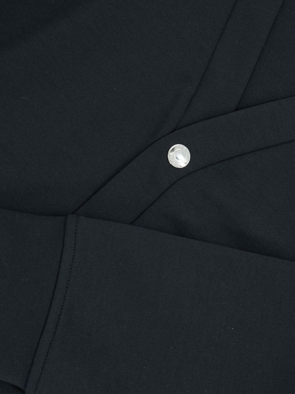 Men V-Neck Interlock Jersey Cardigan in Navy