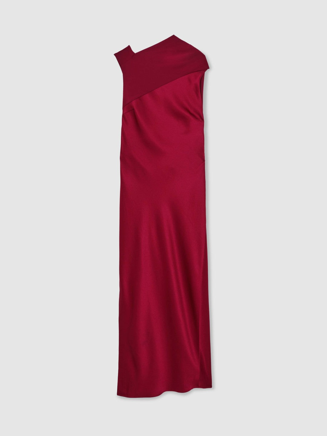 Women Petite Back Detail Midi Dress in Red