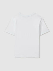 Children & Baby 9-13 yrs Crew Neck T-Shirt in White