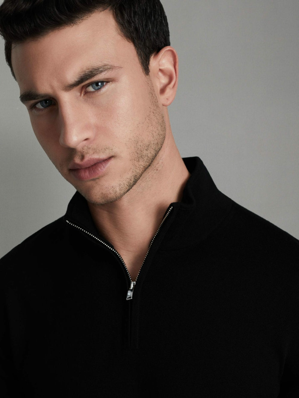 Men Pack of Two Merino Wool Jumpers in Black