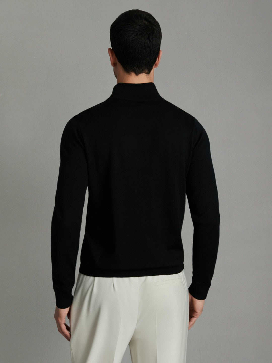 Men Pack of Two Merino Wool Jumpers in Black