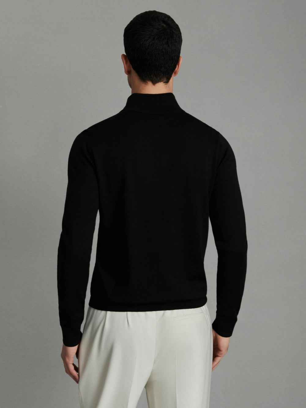 Men Pack of Two Merino Wool Jumpers in Black