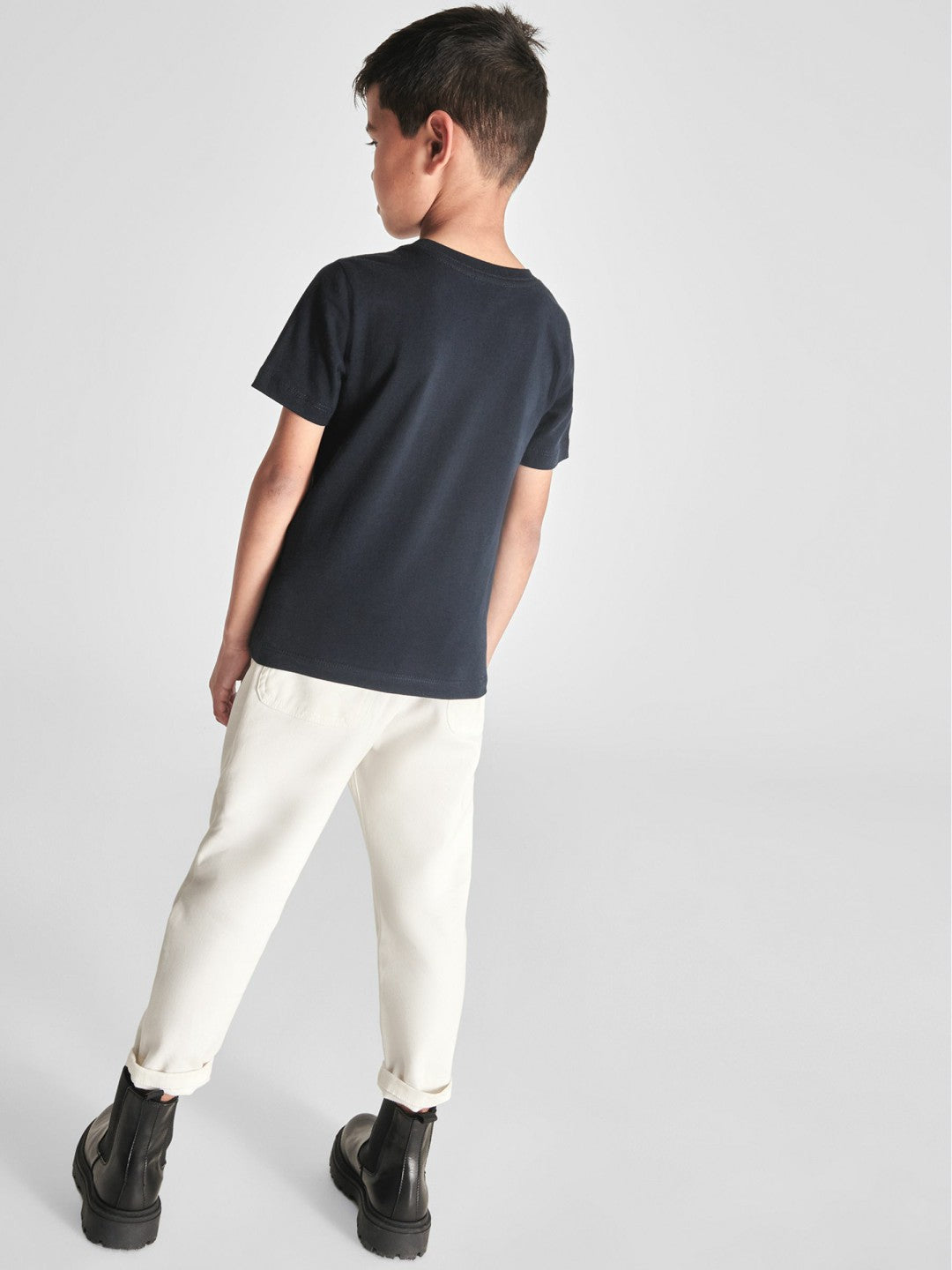 Children & Baby 4-9 yrs Crew Neck T-Shirt in Navy